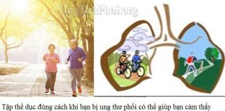 hoat dong the chat cho nguoi benh ung thu phoi