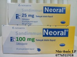 Thuốc Neoral 25mg và 100mg Ciclosporin chống thải ghép tạng (1)