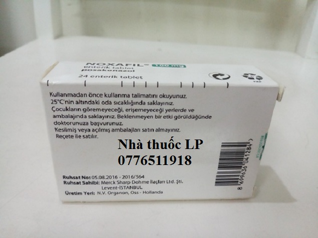 Thuốc Noxafil 100mg Posaconazole điều trị phòng chống nhiễm trùng (4)