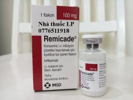 Thuốc Remicade 100mg Infliximab điều trị viêm khớp, vẩy nến, viêm loét đại tràng (1)