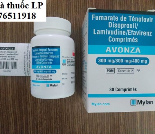 Thuốc Avonza 300mg/300mg/400mg Tenofovir, Lamivudine, Efavirenz điều trị nhiễm HIV (1)