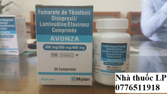 Thuốc Avonza 300mg/300mg/400mg Tenofovir, Lamivudine, Efavirenz điều trị nhiễm HIV (3)