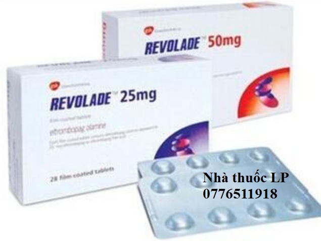 Thuốc Revolade 25mg & 50mg Eltrombopag điều trị giảm tiểu cầu (1)