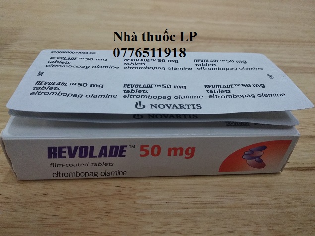 Thuốc Revolade 25mg & 50mg Eltrombopag điều trị giảm tiểu cầu (3)