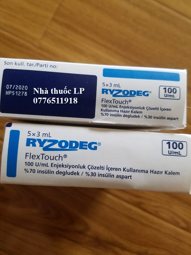 Thuốc Ryzodeg 100u/ml Insulin điều trị bệnh bệnh tiểu đường (1)