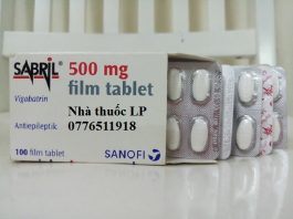 Thuốc Sabril 500mg Vigabatrin chống động kinh (1)