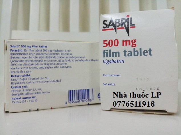 Thuốc Sabril 500mg Vigabatrin chống động kinh (4)