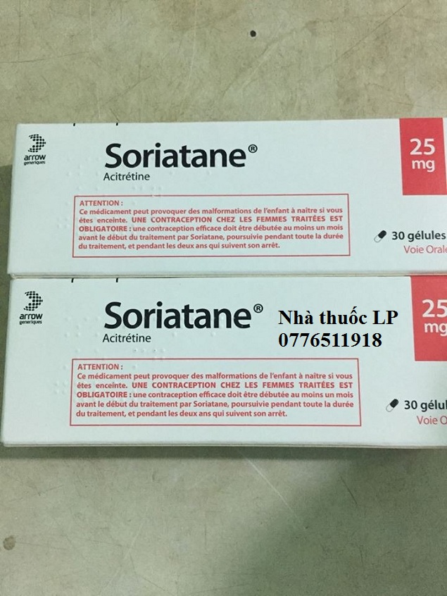Thuốc Soriatane 25mg Acitretin điều trị bệnh vẫy nến (1)