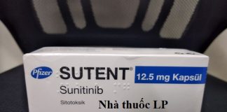 Thuốc Sutent 12.5mg Sunitinib điều trị ung thư ruột, tuyến tụy hoặc thận (1)