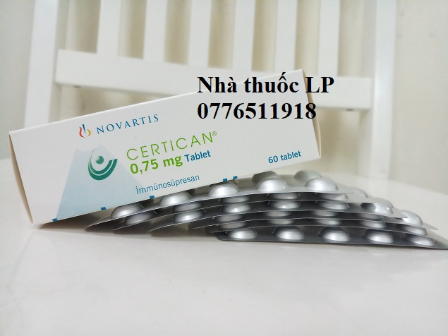 Thuốc Certican 0.75mg Everolimus điều trị dự phòng thải ghép nội tạng (2)