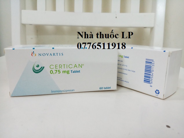Thuốc Certican 0.75mg Everolimus điều trị dự phòng thải ghép nội tạng (3)