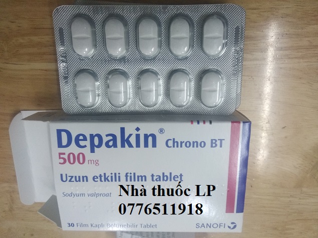 Thuốc Depakin chrono 500mg Axit Valproic chống động kinh (2)