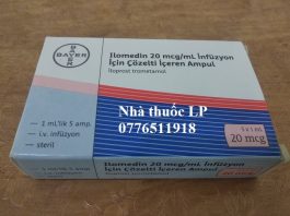 Thuốc Ilomedin 20mcg/ml Iloprost điều trị tăng huyết áp động mạch phổi (PAH) (1)