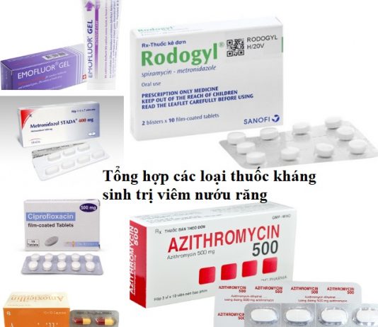 Tổng hợp các loại thuốc kháng sinh trị viêm nướu răng