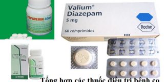 Tổng hợp các thuốc điều trị bệnh co thắt, co giật