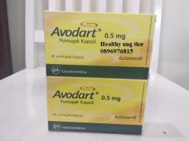 Thuốc Avodart 0.5mg Dutasteride điều trị u phì tuyến tiền liệt