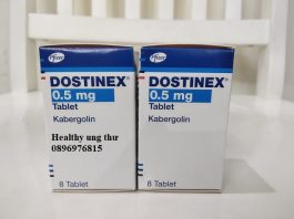 Thuốc Dostinex 0,5 mg Cabergoline điều trị vô sinh