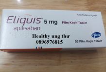 Thuốc Eliquis 5mg Apixaban điều trị phòng chống đột quỵ hiệu quả