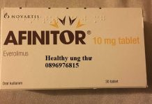 Thuốc Afinitor 10mg Everolimus điều trị ung thư vú, tuyến tụy và u não