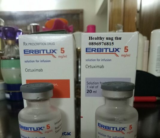 Thuốc Erbitux 100mg/20ml Cetuximab điều trị một số bệnh ung thư di căn