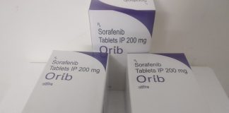 Thuốc Orib 200mg Sorafenib điều trị ung thư gan, thận