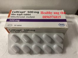 Thuốc Cellcept 500mg Mycophenolate mofetil điều trị chống thải ghép thận