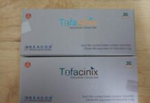 Thuốc Tofacinix 5mg chữa bệnh viêm khớp dạng thấp Thuoc-Tofacinix-5mg-Tofacitinib-dieu-tri-viem-khop-dang-thap