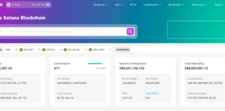 Screenshot-style depiction of a Solana transaction with decoded instructions and token flows