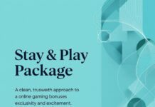 Promotional image for The Ville Vantage rewards program and casino lobby