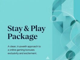 Promotional image for The Ville Vantage rewards program and casino lobby