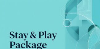 Promotional image for The Ville Vantage rewards program and casino lobby