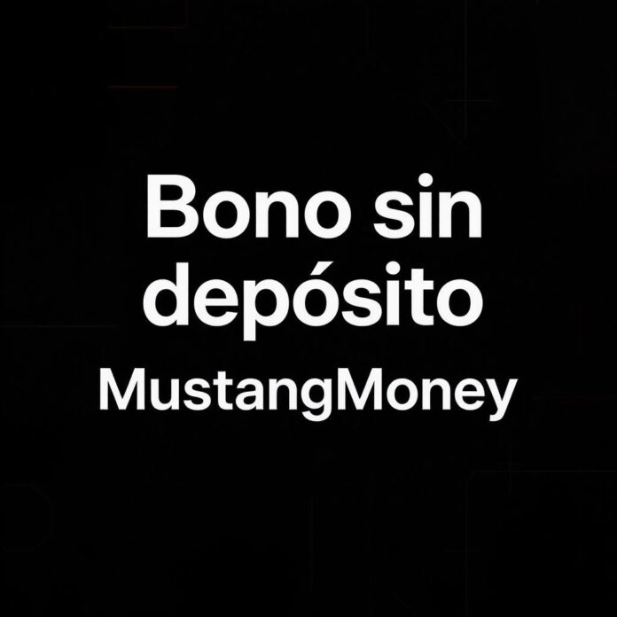 Promoción Mustang Money en iPhone, mostrando interfaz de depósitos y juego