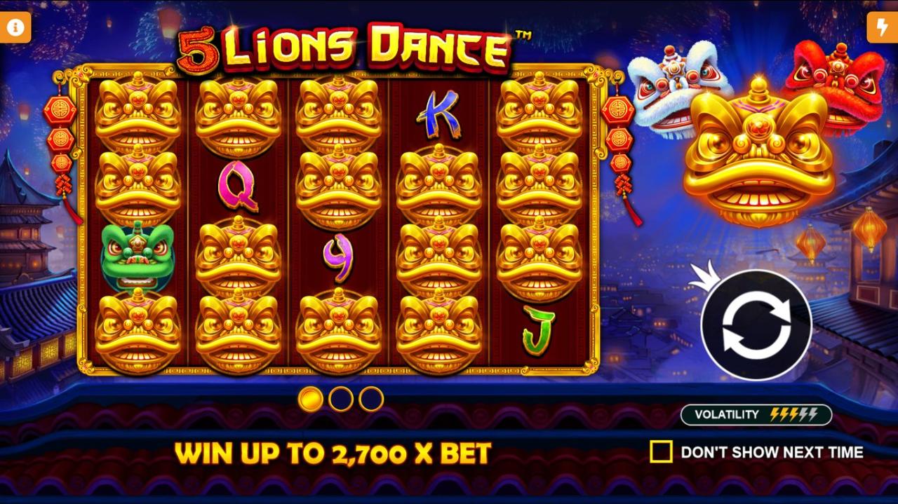 5 Lions Dance (Pragmatic Play) Slot Review & Demo Game