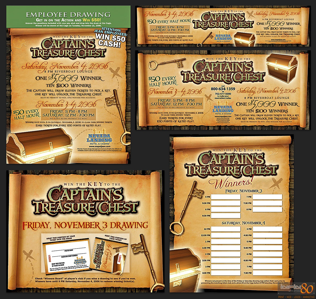 Casino Promotional Event Marketing Print & Logo Designs :: Behance