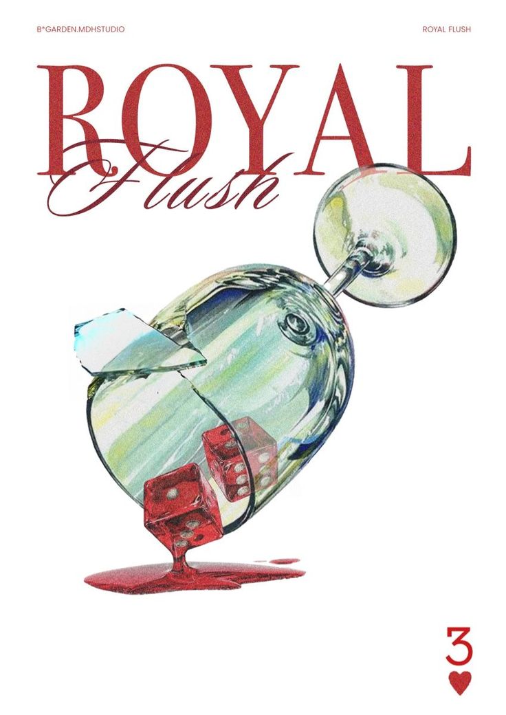 B*garden poster concept - Royal Flush in 2025 | Graphic poster ...