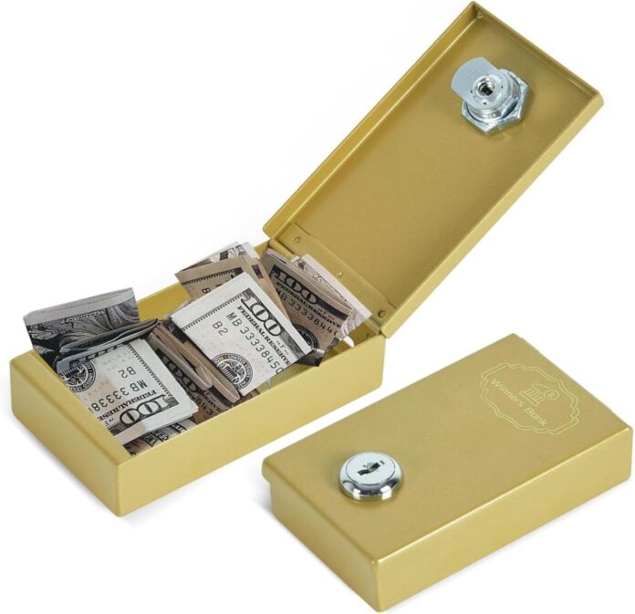 61mc26cifcL._AC_SL1500_-1 Amazon.com: Metal Box for Gambler - Winners Bank Portable Safe Casino ...