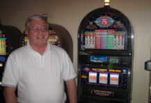 William K, $75,000 Jackpot Winner, at the Seminole Hard Rock Hotel ...