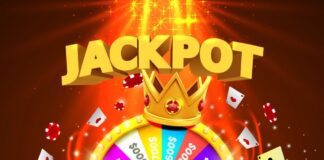 Jackpot casino 777 big win slots and fortune king banner. Vector ...