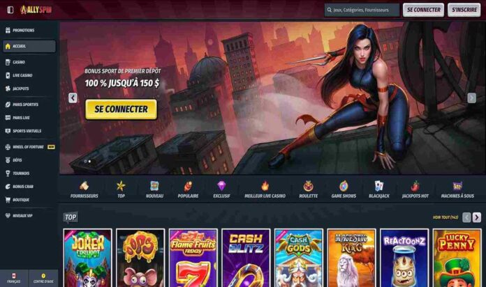 Avis sur AllySpin Casino 2026 : recevez-vous max. 100 % jusqu'à 1 500 ...