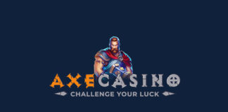 Axe Casino Welcome Bonus: 275% Up to €300 + 350 Free Spins
