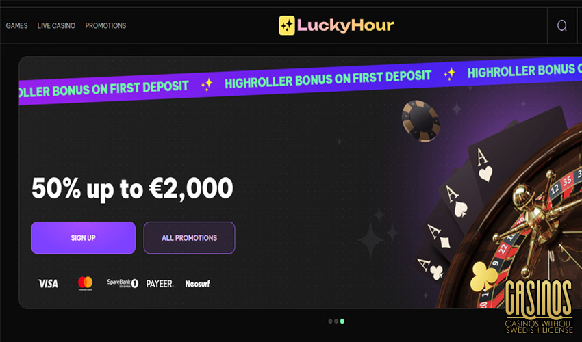 LuckyHour Casino Review | €2,000 Exclusive Bonus | Live Casino