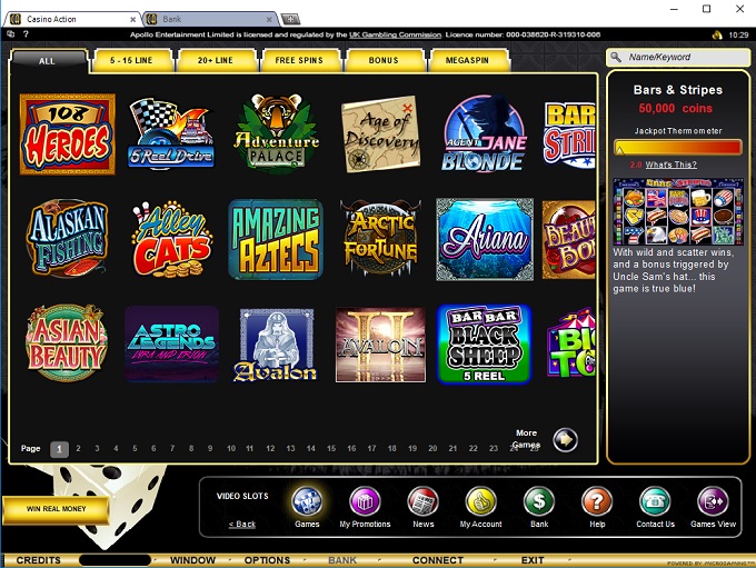 Casino Action Online Casino Review