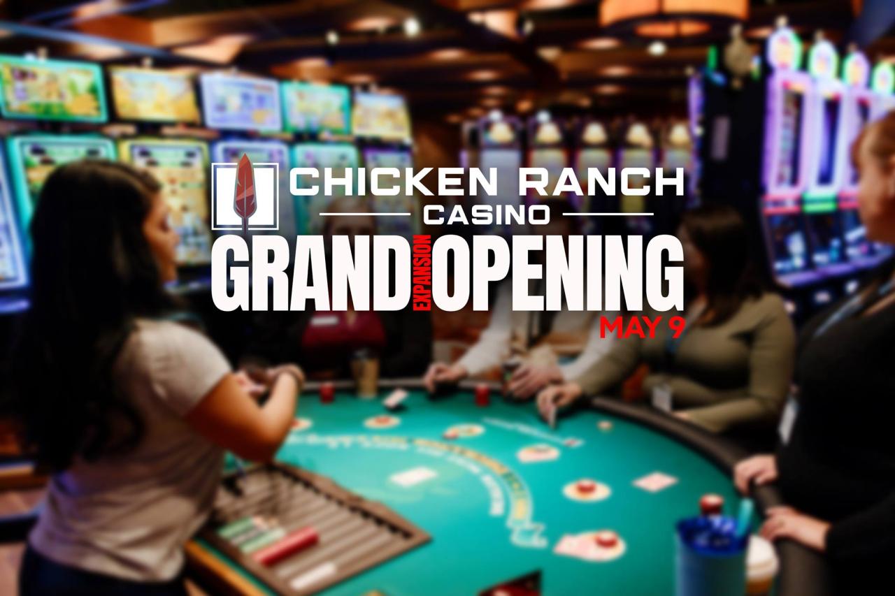 Chicken Ranch Casino Expands Gaming Floor... - Casino Air
