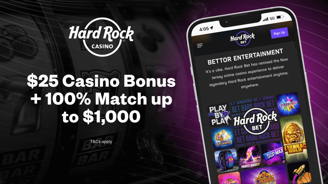 Hard Rock Bet Promo Code: Bet , Win 0 in Bonus Bets (Updated Weekly)