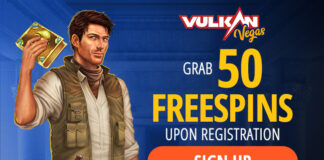 50 Free Spins at Vulkan Vegas Casino with No Deposit