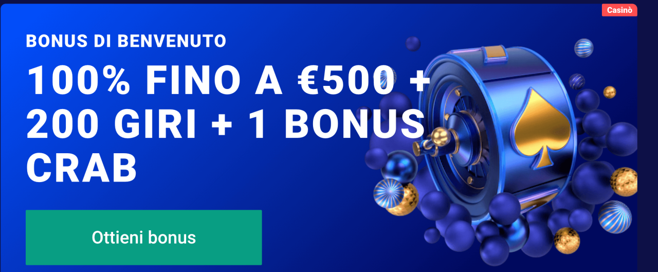 Frumzi Casino e Scommesse: Bonus 100% Fino 500€