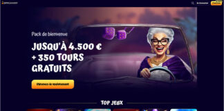 Casino SpinGranny - Profitez d'un bonus Ladder de 4 500
