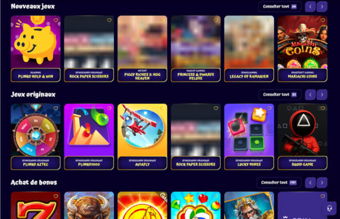 Casino SpinGranny - Profitez d'un bonus Ladder de 4 500