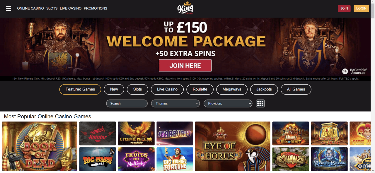 King Casino | Bonuses, Game Types and Banking