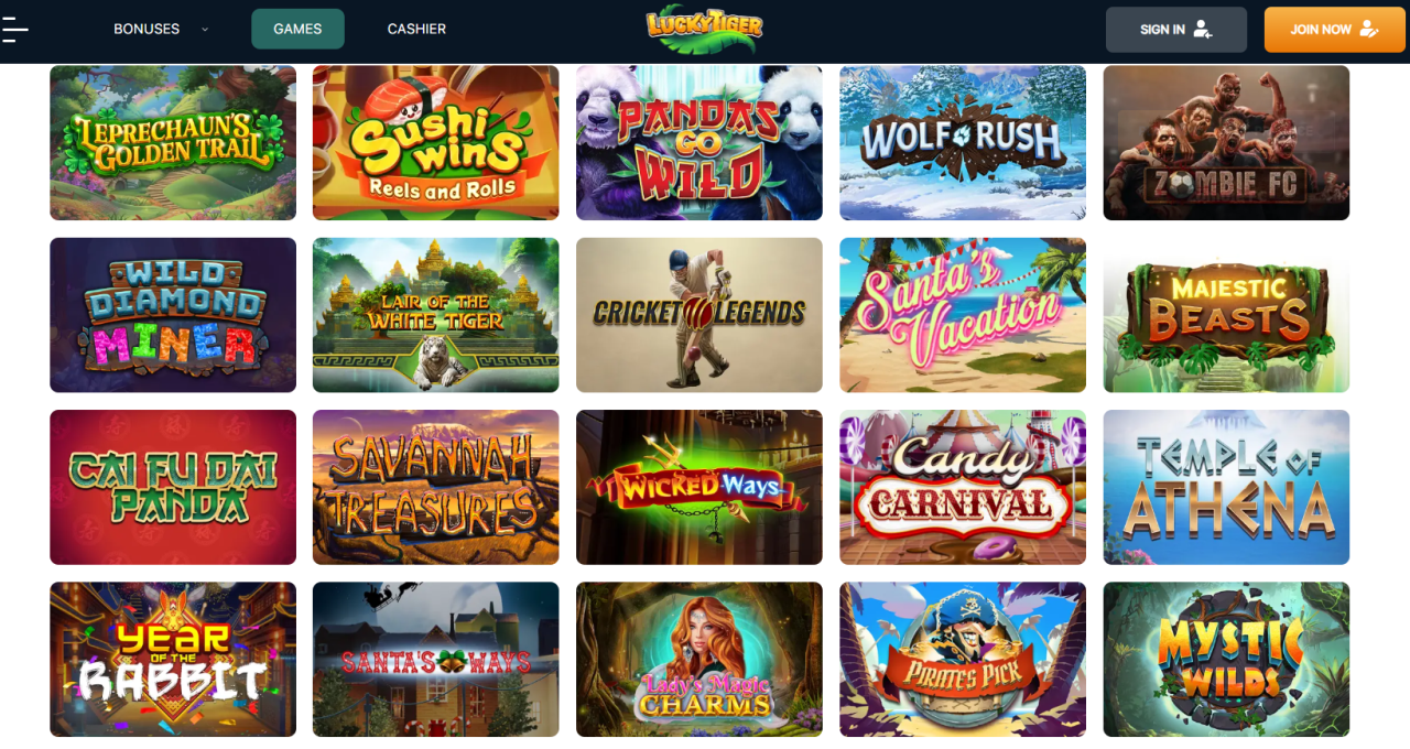 Lucky Tiger Casino offers fascinating news!